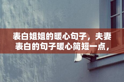 表白姐姐的暖心句子，夫妻表白的句子暖心简短一点，夫妻之间表白的情话