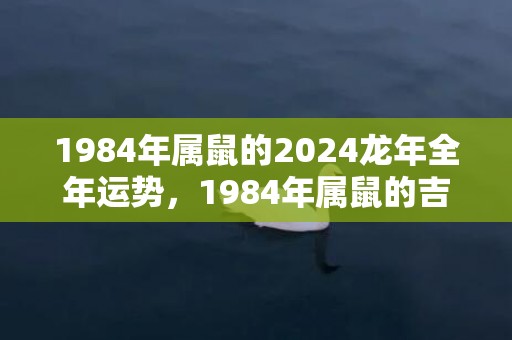 1984年属鼠的2024龙年全年运势，1984年属鼠的吉利数字