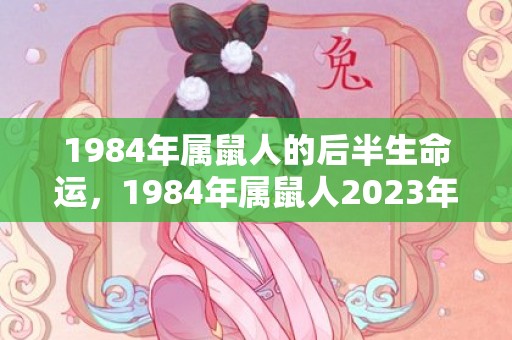 1984年属鼠人的后半生命运，1984年属鼠人2023年感情