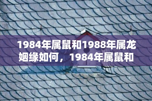 1984年属鼠和1988年属龙姻缘如何，1984年属鼠和1987年属兔的婚姻