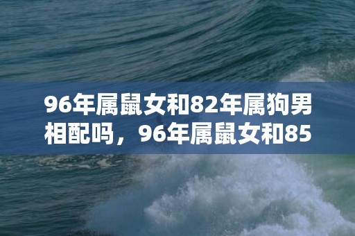 96年属鼠女和82年属狗男相配吗，96年属鼠女和85年属牛男