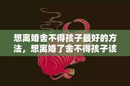 想离婚舍不得孩子最好的方法，想离婚了舍不得孩子该怎么办，舍不得孩子