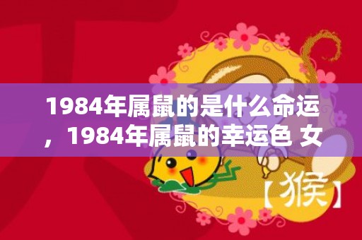 1984年属鼠的是什么命运，1984年属鼠的幸运色 女