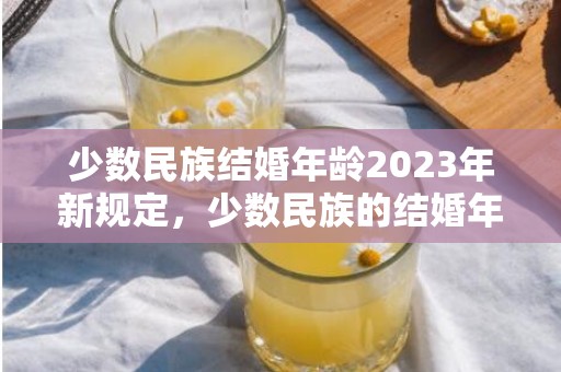 少数民族结婚年龄2023年新规定，少数民族的结婚年龄是多少啊，汉族少数民族结婚奖励