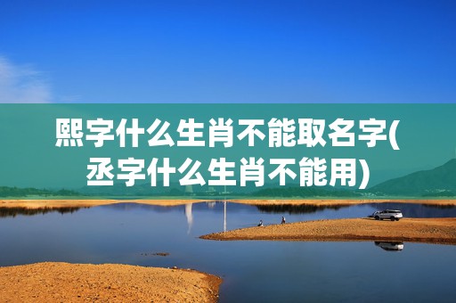 熙字什么生肖不能取名字(丞字什么生肖不能用)