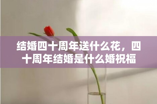 结婚四十周年送什么花，四十周年结婚是什么婚祝福