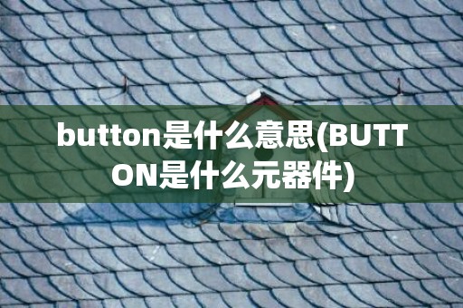 button是什么意思(BUTTON是什么元器件)