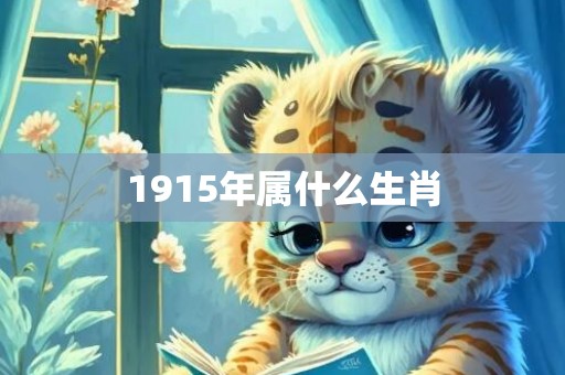 1915年属什么生肖