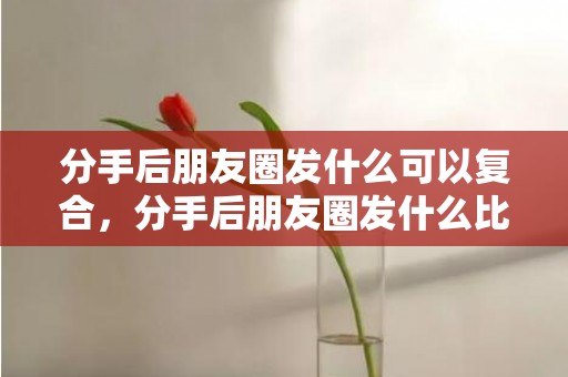 分手后朋友圈发什么可以复合，分手后朋友圈发什么比较好