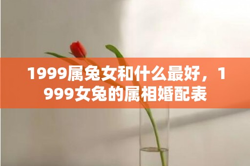 1999属兔女和什么最好，1999女兔的属相婚配表