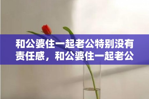 和公婆住一起老公特别没有责任感，和公婆住一起老公永远长不大