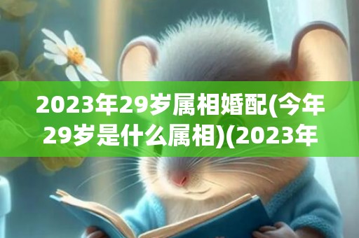 2023年29岁属相婚配(今年29岁是什么属相)(2023年29岁虚岁属什么生肖)