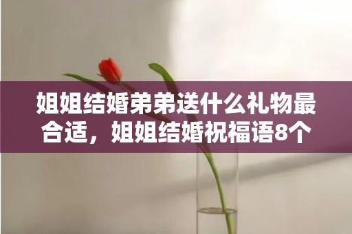 姐姐结婚弟弟送什么礼物最合适，姐姐结婚祝福语8个字简短暖心句子大全