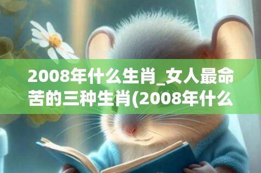 2008年什么生肖_女人最命苦的三种生肖(2008年什么生肖年6月什么生肖)