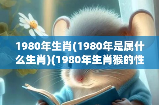 1980年生肖(1980年是属什么生肖)(1980年生肖猴的性格)