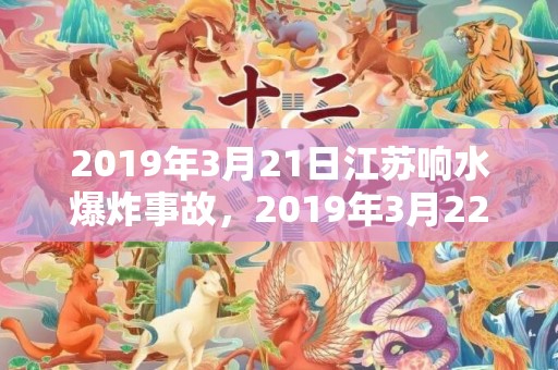 2019年3月21日江苏响水爆炸事故，2019年3月22号出生的双胞胎男孩起什么名字比较好，五行属什么