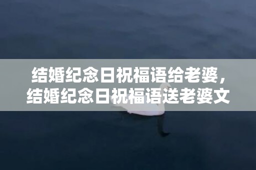 结婚纪念日祝福语给老婆，结婚纪念日祝福语送老婆文案短句简短幽默