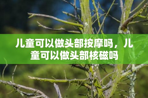 儿童可以做头部按摩吗，儿童可以做头部核磁吗