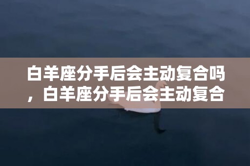 白羊座分手后会主动复合吗，白羊座分手后会主动复合吗