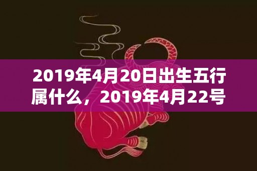 2019年4月20日出生五行属什么，2019年4月22号出生的双胞胎男孩起什么名字比较好，五行属什么