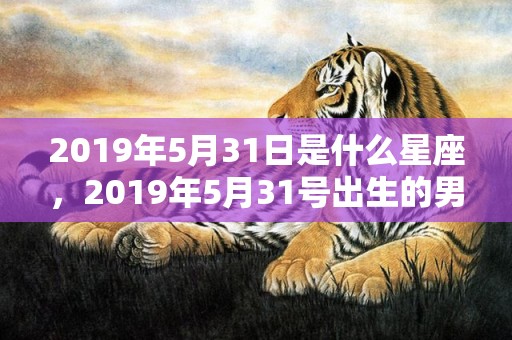 2019年5月31日是什么星座，2019年5月31号出生的男宝宝五行缺土要怎么样起名字