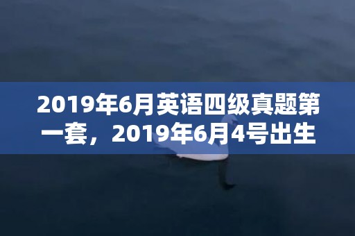 2019年6月英语四级真题第一套，2019年6月4号出生的男孩起什么名字比较好，五行属什么