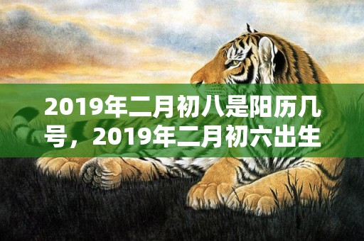 2019年二月初八是阳历几号，2019年二月初六出生的男孩怎么样起名字