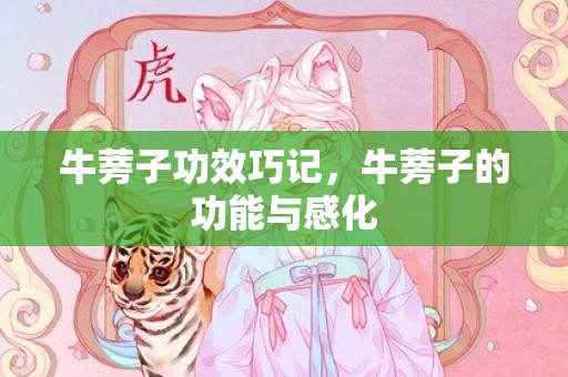 牛蒡子功效巧记，牛蒡子的功能与感化