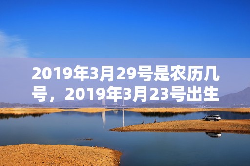 2019年3月29号是农历几号，2019年3月23号出生的男孩起什么名字比较好，五行属什么