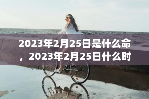 2023年2月25日是什么命，2023年2月25日什么时辰八字命好(2023年2月28日黄历)