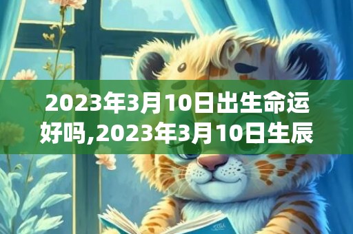 2023年3月10日出生命运好吗,2023年3月10日生辰八字怎么样(2023年3月15日提出了什么全球倡议)