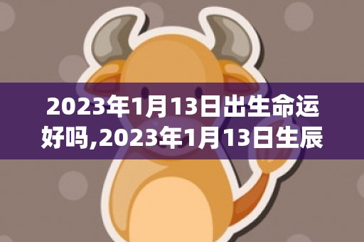 2023年1月13日出生命运好吗,2023年1月13日生辰八字怎么样(2023年1月1日农历是多少)