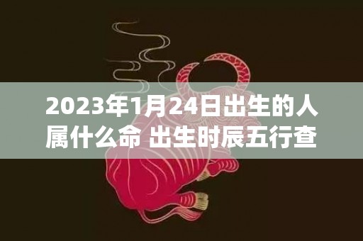 2023年1月24日出生的人属什么命 出生时辰五行查询(2023年1月29日农历是多少)