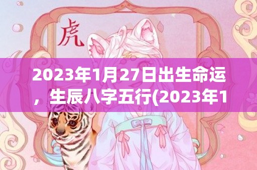 2023年1月27日出生命运，生辰八字五行(2023年1月2日农历是多少)