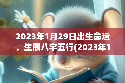 2023年1月29日出生命运，生辰八字五行(2023年1月27日天气预报)