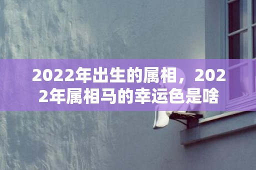 2022年出生的属相，2022年属相马的幸运色是啥