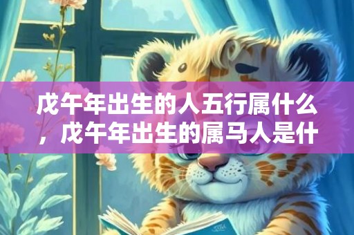 戊午年出生的人五行属什么，戊午年出生的属马人是什么命