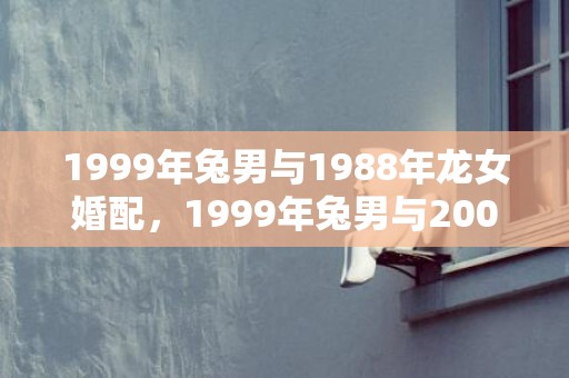 1999年兔男与1988年龙女婚配，1999年兔男与2000年龙女婚配怎样