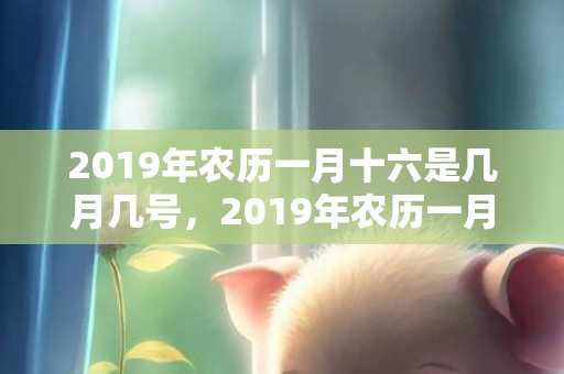 2019年农历一月十六是几月几号，2019年农历一月正月二十五日出生的男宝宝起什么名好？