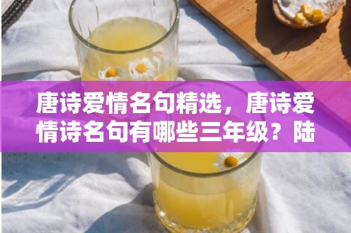 唐诗爱情名句精选，唐诗爱情诗名句有哪些三年级？陆游的爱情诗三首