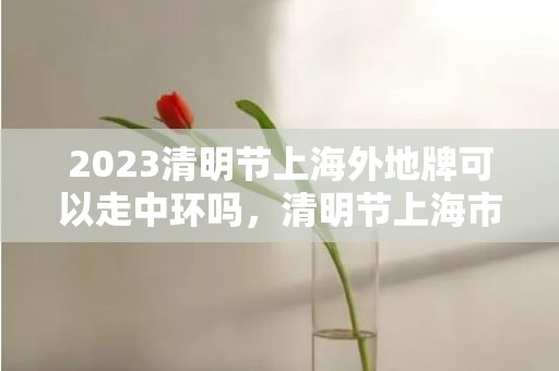 2023清明节上海外地牌可以走中环吗，清明节上海市区对外地车是怎样限行的