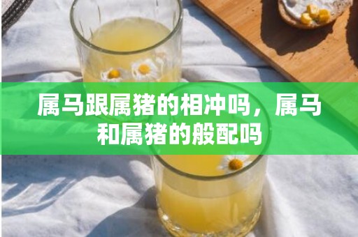 属马跟属猪的相冲吗，属马和属猪的般配吗