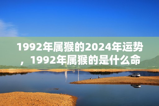 1992年属猴的2024年运势，1992年属猴的是什么命