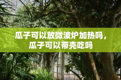 瓜子可以放微波炉加热吗，瓜子可以带壳吃吗