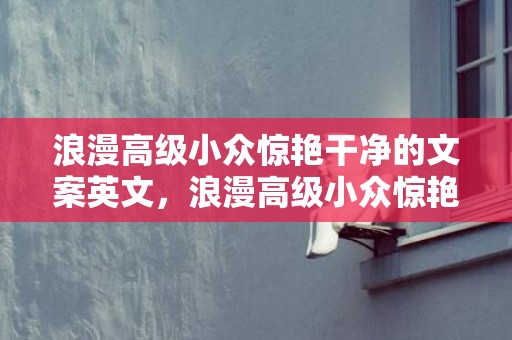 浪漫高级小众惊艳干净的文案英文，浪漫高级小众惊艳干净的文案三句？高级感小众文案