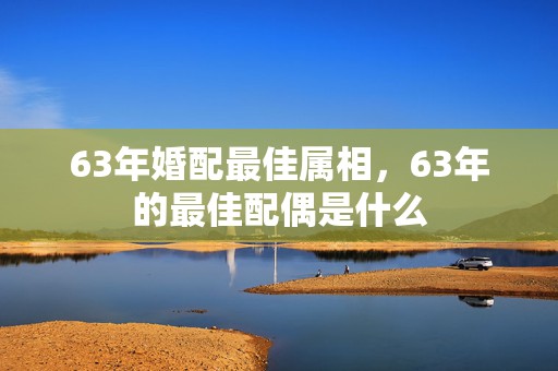 63年婚配最佳属相，63年的最佳配偶是什么