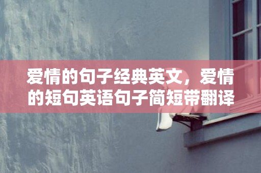 爱情的句子经典英文，爱情的短句英语句子简短带翻译？英文句子爱情简短