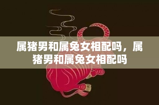 属猪男和属兔女相配吗，属猪男和属兔女相配吗