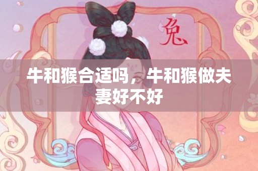 牛和猴合适吗，牛和猴做夫妻好不好