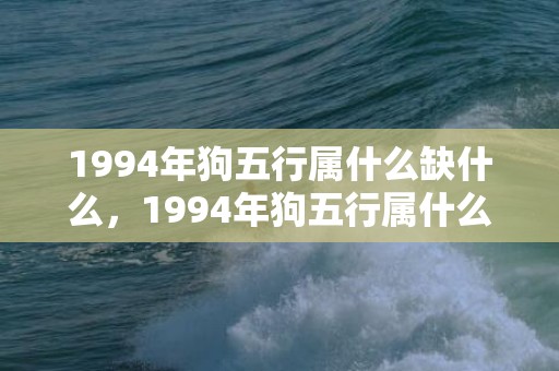 1994年狗五行属什么缺什么，1994年狗五行属什么命